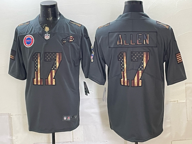Men 2026 Buffalo Bills #17 Allen grey Nike Limited NFL Jersey 0822003->buffalo bills->NFL Jersey